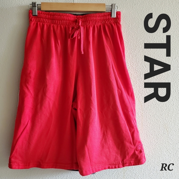 Star Mens Knee-length Jersey Reversible Shorts size: S (28-30) - Picture 4 of 7